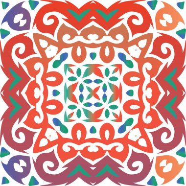 Antika süslü fayanslar Talavera Meksika.