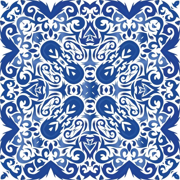 Керамическая плитка azulejo portugal . — стоковый вектор