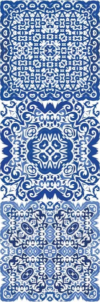 Azulejos portugais ornés traditionnels . — Image vectorielle