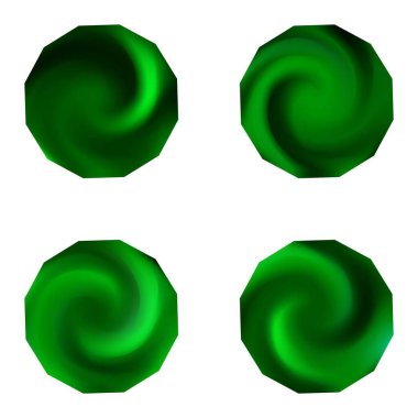 Çokgen renkli arkaplanlar kümesi.