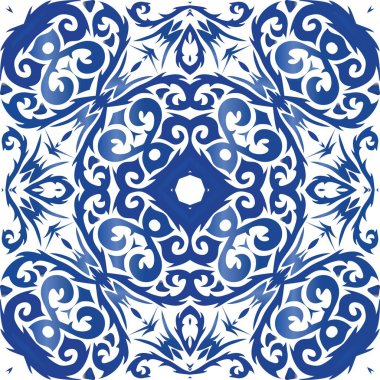 Antika Portekiz azulejo seramik.