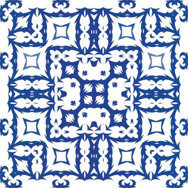 Antika Portekiz azulejo seramik.