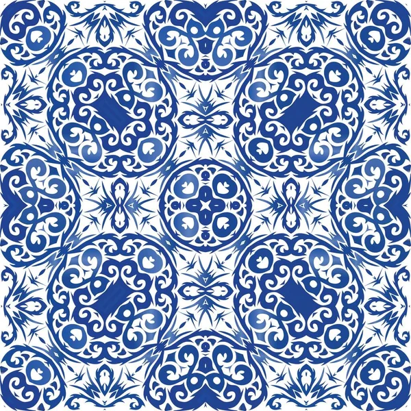 Azulejos azulejo portugal . — Vetor de Stock