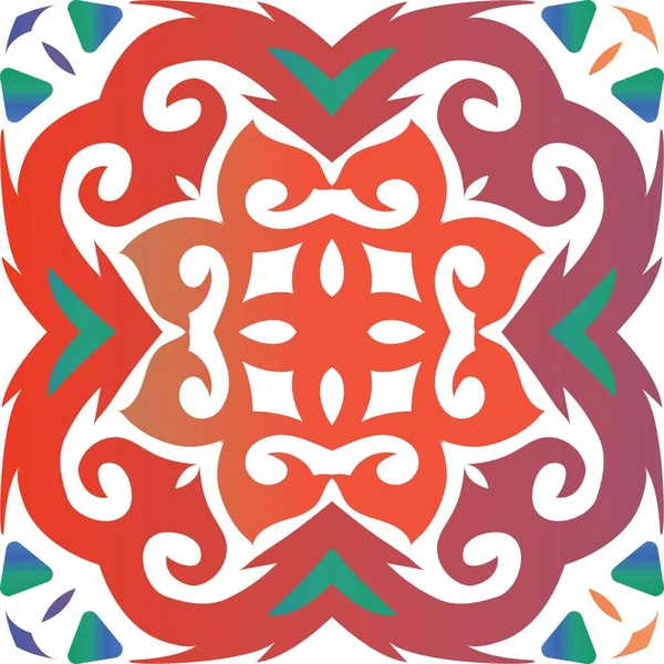 メキシコの装飾Talaveraセラミック. — ストックベクタ