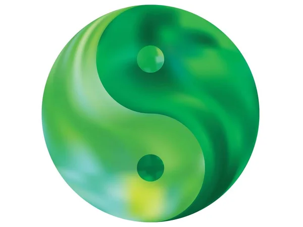 Yin yang formunda modern arka plan.