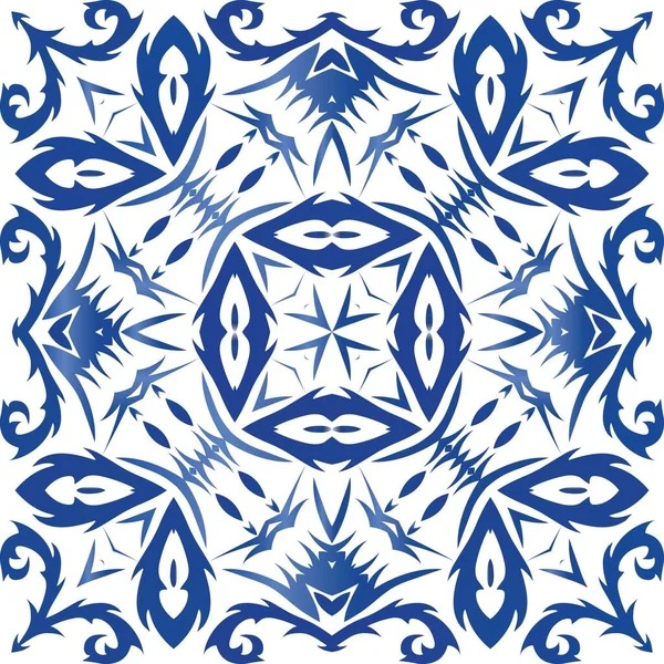 Couleur décorative carreaux de céramique azulejo . — Image vectorielle