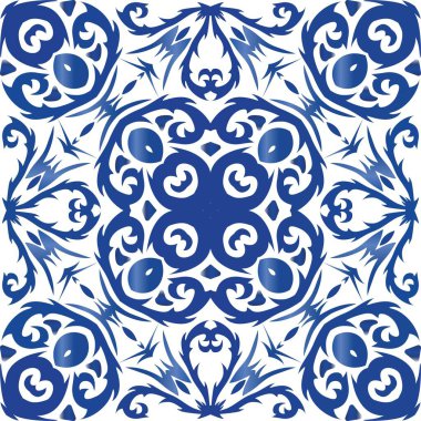 Antika azulejo döşeme yaması.