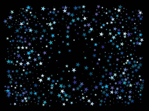 Hermosas estrellas que caen brillantes . — Vector de stock