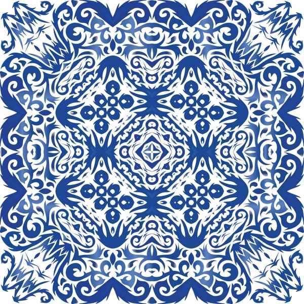 Telhas decorativas azulejo cor cerâmica . — Vetor de Stock