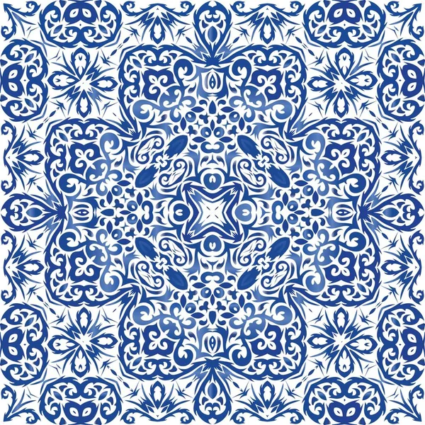 Traditionelles portugiesisches Azulejo. — Stockvektor