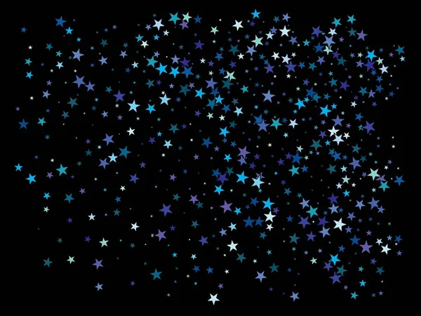 Confeti festivo brillante caída . — Vector de stock