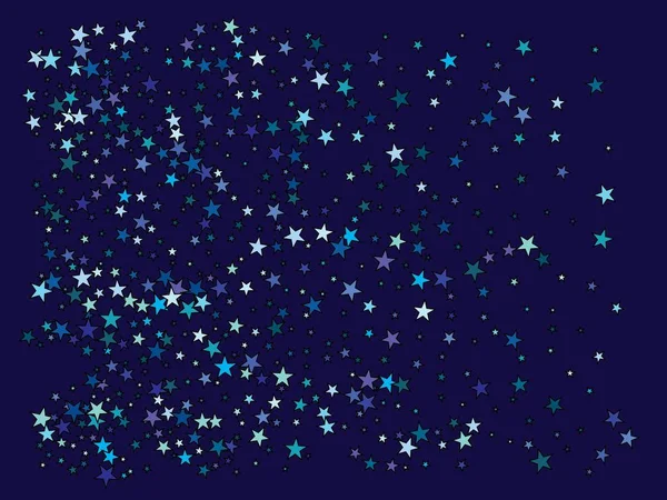 Vackra blanka fallande stjärnor. — Stock vektor