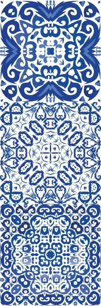 Portugiesische Zierazulejo-Keramik. — Stockvektor