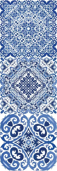 Portugiesische Azulejo-Fliesen. — Stockvektor