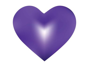 Kalp şeklinde krom arkaplan.