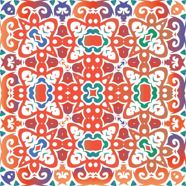 Talavera ornamental mexicana cerámica . — Vector de stock