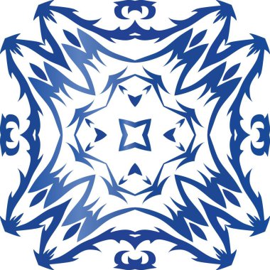 Antika azulejo döşeme yaması.