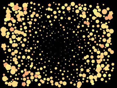 Düşen altın renk kraker.