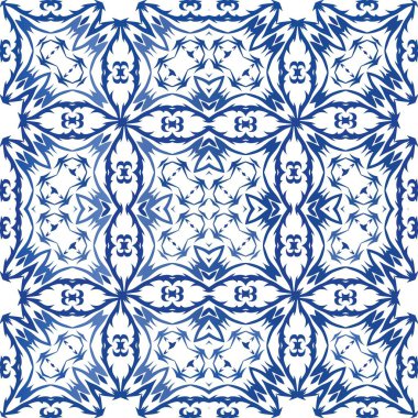 Portekizce süslemeli azulejo seramik.