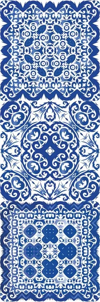 Carreaux de céramique azulejo portugal . — Image vectorielle