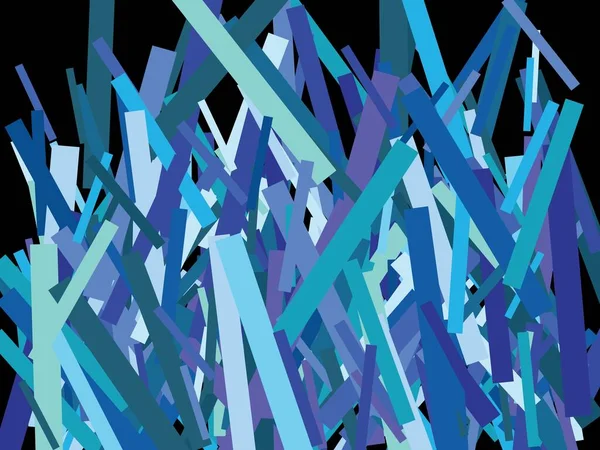 Restangles de confettis colorés tombant . — Image vectorielle