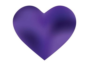 Kalp şeklinde pürüzsüz bir arkaplan.