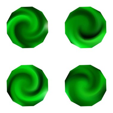 Çokgen renkli arkaplanlar kümesi.