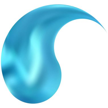 Yin veya yang şeklinde krom arkaplan.