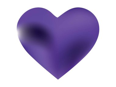 Kalp şeklinde krom arkaplan.