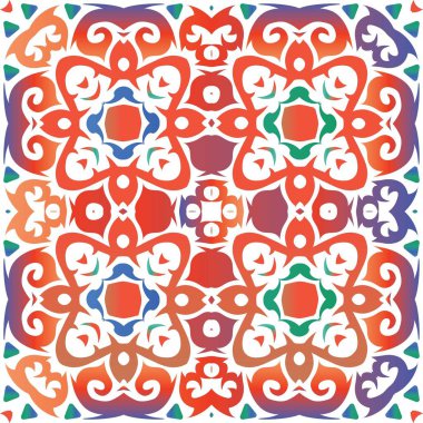 Meksika Talavera 'da etnik seramik fayans.