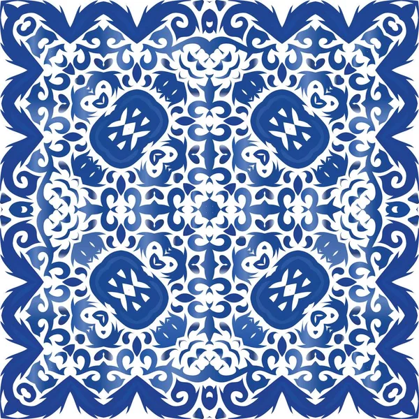 Азулехо-керамический орнамент . — стоковый вектор