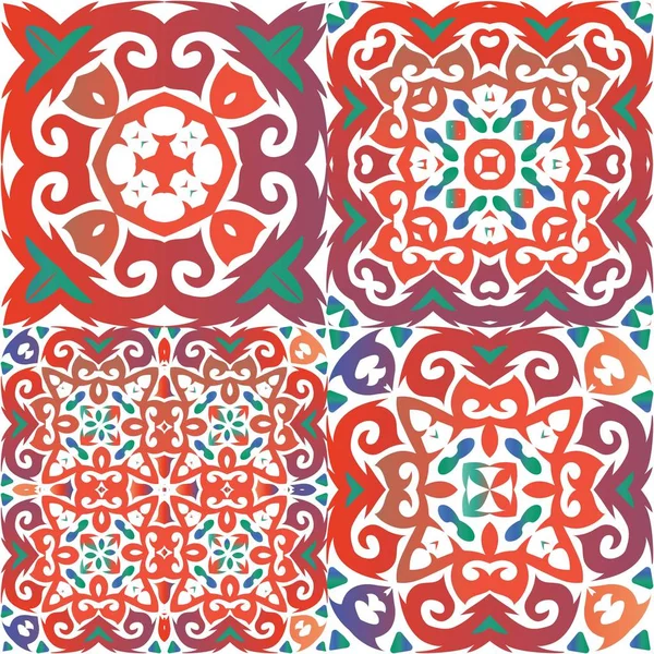 Talavera ceramică mexicană antică . — Vector de stoc