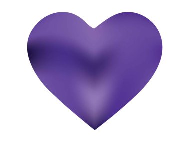 Kalp şeklinde renkli bir arkaplan.