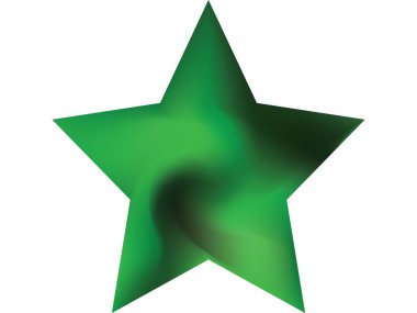 Pentagram biçiminde renkli arkaplan.