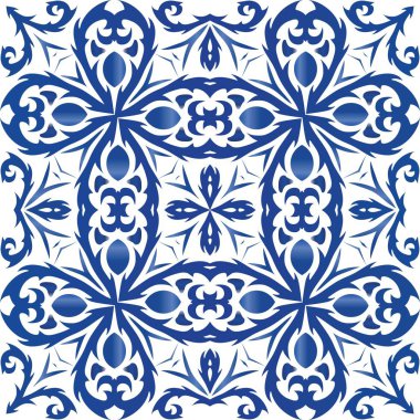 Portekiz klasik azulejo fayansları.