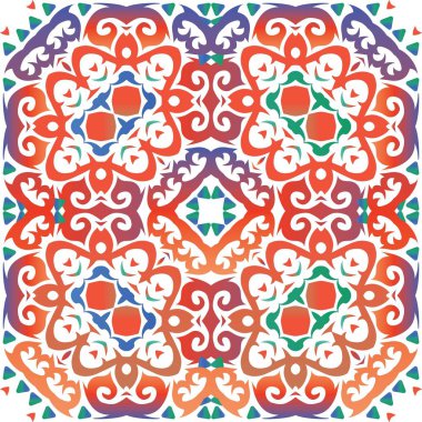 Antika süslü fayanslar Talavera Meksika.