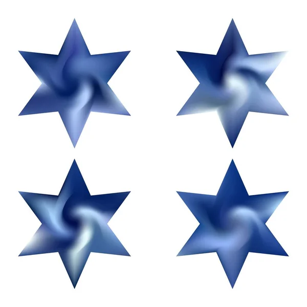 Kit de décors abstraits hexagramme . — Image vectorielle