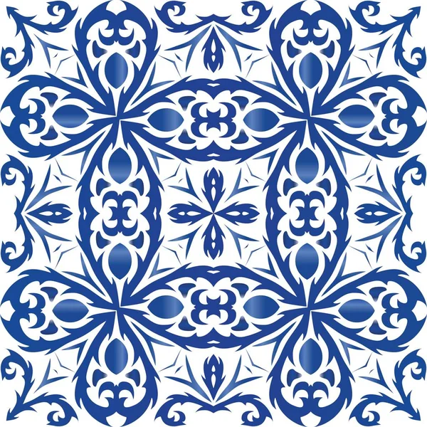 Azulejo vintage português . — Vetor de Stock