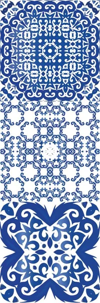 Керамическая плитка azulejo portugal . — стоковый вектор