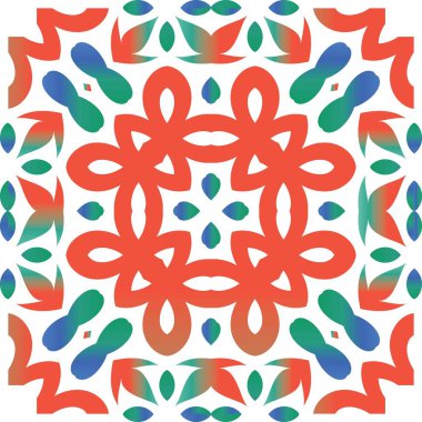 Etnik seramik seramik renkteki ulusal süs.