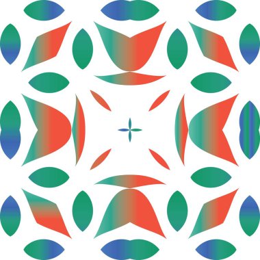 Etnik seramik seramik renkteki ulusal süs.