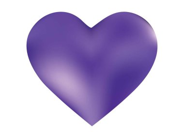 Kalp şeklinde renkli bir arkaplan.