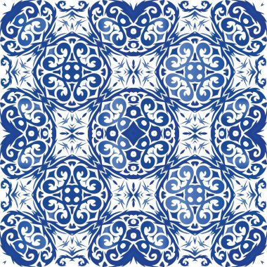 Dekoratif renk seramik azulejo fayansları.