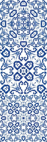 Carrelage azulejo antique patchworks . — Image vectorielle