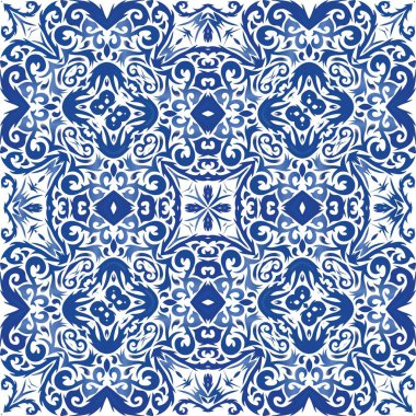 Antika Portekiz azulejo seramik.