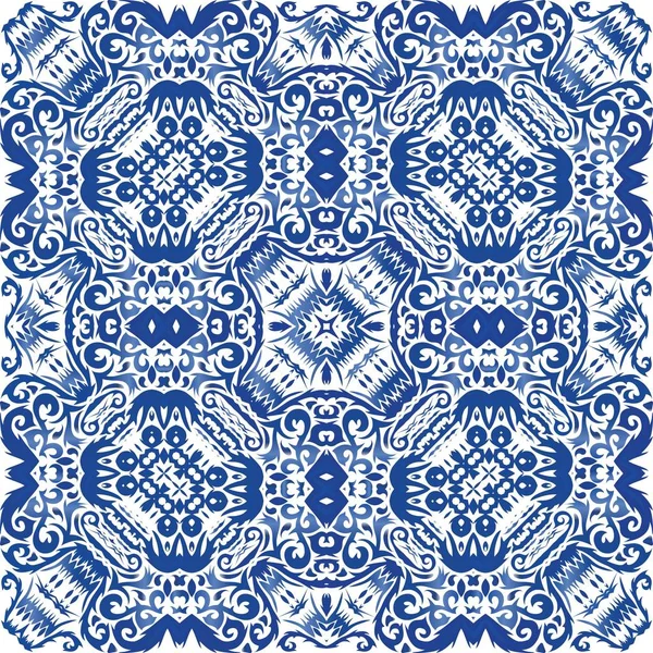 Carreaux azulejo vintage portugais . — Image vectorielle