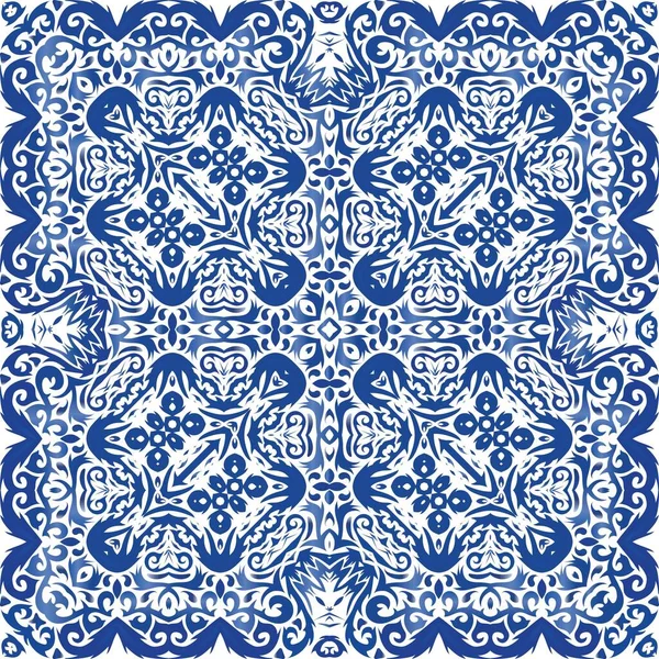 Carreaux de céramique azulejo portugal . — Image vectorielle