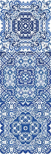 Керамическая плитка azulejo portugal . — стоковый вектор