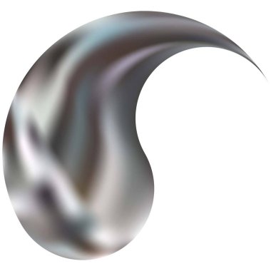 Yin veya yang şeklinde pürüzsüz bir arkaplan.