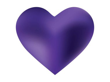 Kalp şeklinde renkli bir arkaplan.